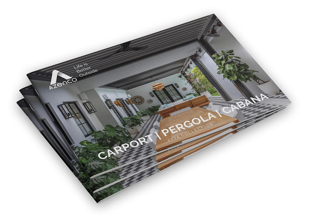Azenco Outdoor - 2024 pergola brochure