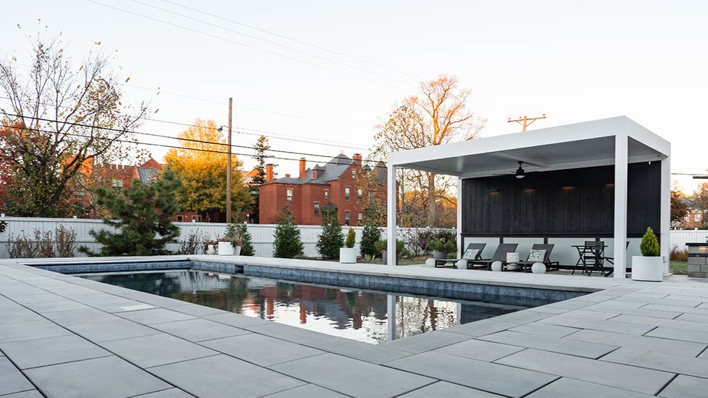 Szie of a pool pergola - Azenco Outdoor pergola in Virginia, VA